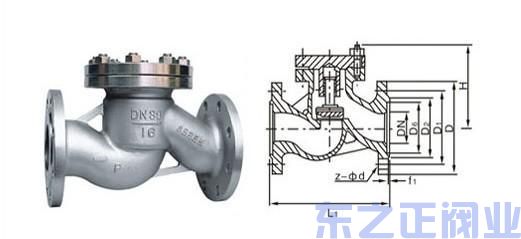 HG/T20592升降式止回阀结构图