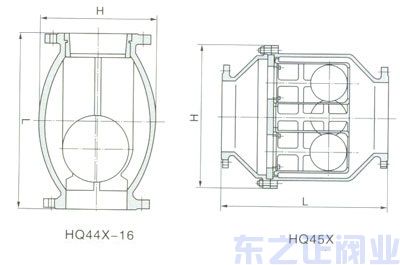 微阻球形止回阀结构图