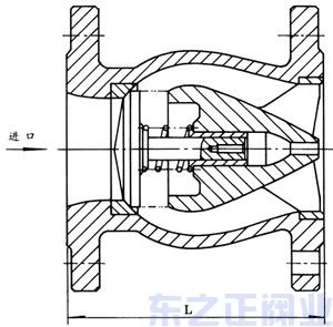 静音止回阀结构图