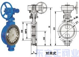 对夹式美标蝶阀