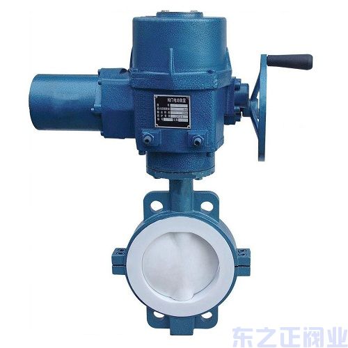 电动对夹式全衬氟蝶阀